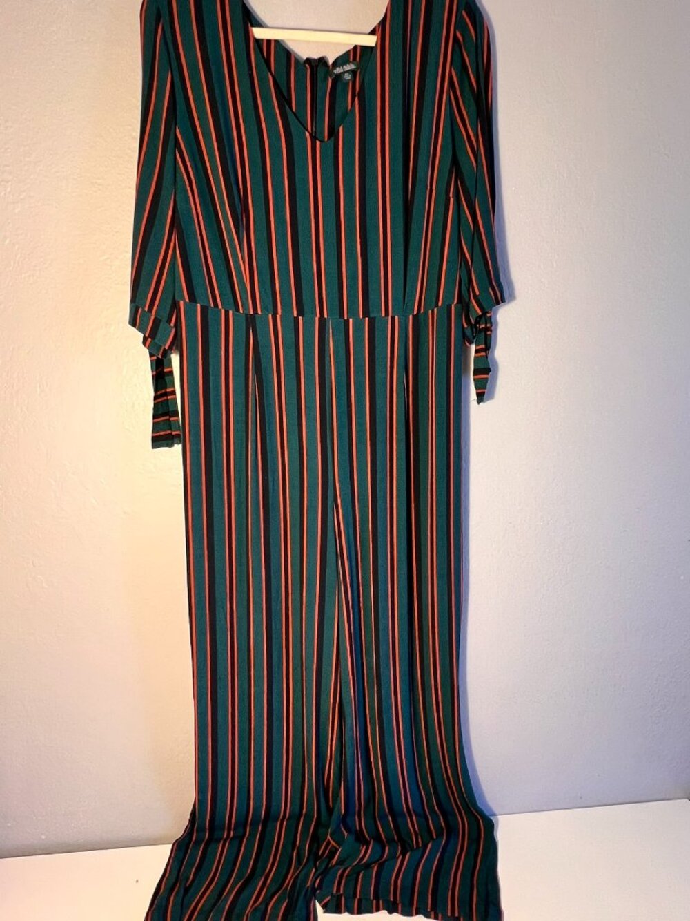 Like New - Size XXL Wild Fable Women's Striped V-Neck Jumpsuit